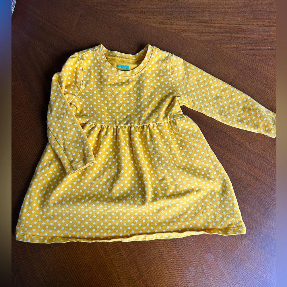 Yellow Polkadot Dress